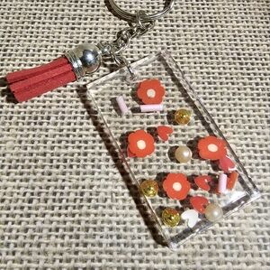 Clear keychains handmade